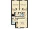 Second floor plan featuring three bedrooms and two baths at 8984 Stinger Dr, Champions Gate, FL 33896