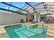 Enjoy this private pool with a screened enclosure and patio furniture at 8984 Stinger Dr, Champions Gate, FL 33896