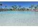 Relaxing zero-entry pool with clear water at 8984 Stinger Dr, Champions Gate, FL 33896