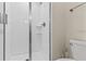 Bathroom with shower and toilet at 8984 Stinger Dr, Champions Gate, FL 33896