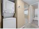 Stackable washer and dryer in the laundry room at 500 Newell Hill Rd # 102D, Leesburg, FL 34748