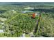 Aerial view of a large wooded lot perfect for building a home at 191 E Ponkan Rd, Apopka, FL 32712