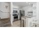 Modern kitchen with stainless steel appliances and granite countertops at 2211 San Vittorino Cir # 105, Kissimmee, FL 34741