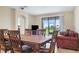 Dining room with table and view to backyard at 8940 Azalea Sands Ln # 8940, Davenport, FL 33896
