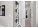 Convenient laundry closet with stackable washer and dryer at 7770 Sandy Ridge Dr # 227, Reunion, FL 34747