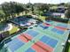Well maintained pickleball courts in a community setting at 7770 Sandy Ridge Dr # 227, Reunion, FL 34747