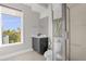 Modern bathroom with walk-in shower and vanity at 7770 Sandy Ridge Dr # 227, Reunion, FL 34747