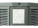 Close-up of AC unit label and specifications at 30053 Island Club Dr, Tavares, FL 32778