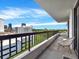 Spacious balcony offering city and river views, perfect for relaxing at 530 E Central Blvd # 802, Orlando, FL 32801