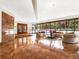Elegant lobby with marble floors, comfortable seating, and large windows at 530 E Central Blvd # 802, Orlando, FL 32801