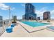 Relaxing rooftop pool with city views at 150 E Robinson St # 1709, Orlando, FL 32801