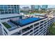 Rooftop basketball court with city views at 150 E Robinson St # 1709, Orlando, FL 32801
