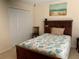 Bedroom with a full-size bed, dresser, and ceiling fan at 4739 Spring Grove Ln, Leesburg, Fl, FL 34748