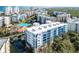 Aerial view showing building and oceanfront location at 5300 S Atlantic Ave # 8-207, New Smyrna Beach, FL 32169