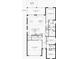 One-story floor plan with open concept kitchen and lanai at 1967 Spring Shower Cir, Kissimmee, FL 34744