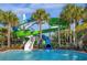 Multi-level water slides and splash area at 3954 Lana Ave, Davenport, FL 33897