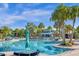 Resort pool with a swim-up bar and plenty of seating at 3954 Lana Ave, Davenport, FL 33897