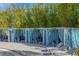 Private cabanas with striped curtains at 3954 Lana Ave, Davenport, FL 33897