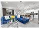 Open living room showcasing a stylish sectional sofa and modern decor at 3954 Lana Ave, Davenport, FL 33897
