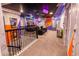 Spectacular home theater with a vibrant galaxy theme and comfortable seating at 4546 Narrative Ln, Kissimmee, FL 34746
