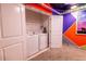 Convenient laundry closet with washer and dryer at 4546 Narrative Ln, Kissimmee, FL 34746