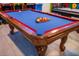 Game room featuring a classic pool table at 4546 Narrative Ln, Kissimmee, FL 34746