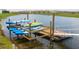 Community kayak launch with multiple kayaks available for resident use at 4546 Narrative Ln, Kissimmee, FL 34746