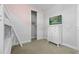 Bunk beds in a bedroom with a white dresser and closet at 7481 Marker Ave, Kissimmee, FL 34747