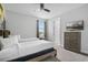 Twin bedroom with Batman theme and built-in dresser at 7481 Marker Ave, Kissimmee, FL 34747