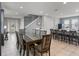 Open dining area with a large glass-top table at 7481 Marker Ave, Kissimmee, FL 34747