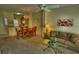 Open-concept living and dining area with view of the kitchen at 8516 Crystal Cove Loop, Kissimmee, FL 34747