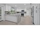 Modern kitchen with white cabinets and island at 1709 Onondaga Dr, Geneva, FL 32732