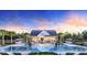 Resort-style pool with clubhouse and lounge area at 1514 Pinecliff Dr, Apopka, FL 32703