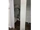 Utility closet with HVAC unit and storage at 1526 Lakewood Rd, Davenport, FL 33837