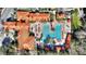 Large pool with surrounding buildings and landscaping at 1370 Tuscan Terrace # 2205, Davenport, FL 33896