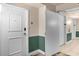 Hallway with elevator access and modern finishes at 322 E Central Blvd # 710, Orlando, FL 32801