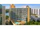 Luxury high-rise building with pool and lake views at 322 E Central Blvd # 710, Orlando, FL 32801