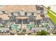 Private screened pool areas for townhouses at 1568 Plunker Dr, Davenport, FL 33896