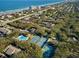 Oceanfront community with tennis courts, pool, and lush landscaping at 4407 Sea Mist Ct # 267, New Smyrna Beach, FL 32169