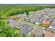 Aerial view showcasing the house's location in a community at 7540 Estuary Lake Loop, Celebration, FL 34747