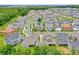 Aerial view showing the location of the house within a neighborhood at 7540 Estuary Lake Loop, Celebration, FL 34747