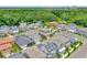 Aerial view highlighting the house in a neighborhood setting at 7540 Estuary Lake Loop, Celebration, FL 34747
