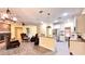 Open kitchen with stainless steel appliances and granite countertops at 3060 Rambler Ave, Saint Cloud, FL 34772