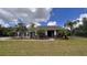 Single story home with landscaped yard and palm trees at 3060 Rambler Ave, Saint Cloud, FL 34772