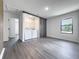 Laundry room with washer, dryer, and sliding doors at 3229 Energy Dr, Kissimmee, FL 34747