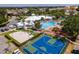 Community features large pool, basketball court, and volleyball court at 8100 Princess Palm Ln # 201, Kissimmee, FL 34747