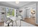 Home office with built-in shelving and large window at 2234 Via Luna, Winter Park, FL 32789