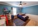 bedroom with plenty of storage and wood floors at 1134 Harbor Hill St, Winter Garden, FL 34787