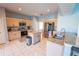 Modern kitchen with stainless steel appliances, granite countertops, and an island at 1134 Harbor Hill St, Winter Garden, FL 34787