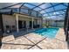 Private screened pool and patio area at 1134 Harbor Hill St, Winter Garden, FL 34787